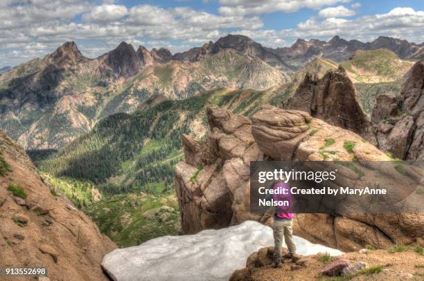 taking a rugged mountain range photo - durango colorado stock pictures, royalty-free photos & images