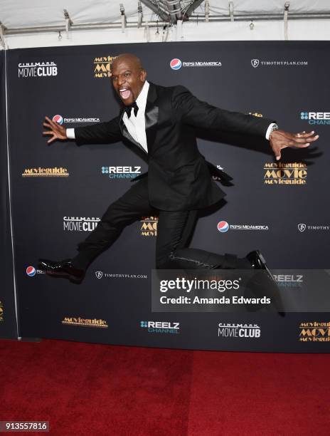 Actor Terry Crews arrives at the 26th Annual Movieguide Awards - Faith And Family Gala at the Universal Hilton Hotel on February 2, 2018 in Universal...