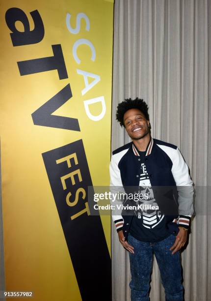 Actor Jermaine Fowler attends the SCAD aTVfest 2018 x EW Party at Lure on February 2, 2018 in Atlanta, Georgia.