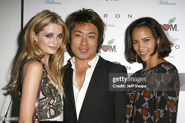 Mischa Barton, Byron Williams and Paula Patton