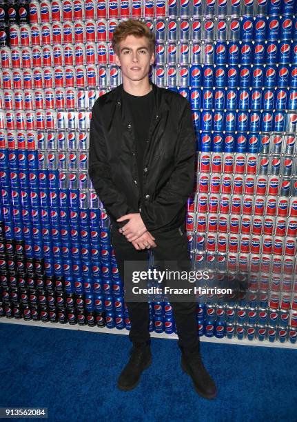 Presley Gerber at Pepsi Generations Live Pop-Up on February 2, 2018 in Minneapolis, Minnesota.