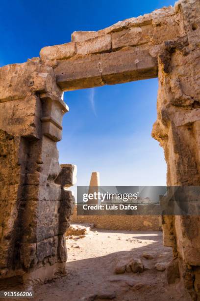 temple of the oracle of amun - ammonium stock pictures, royalty-free photos & images