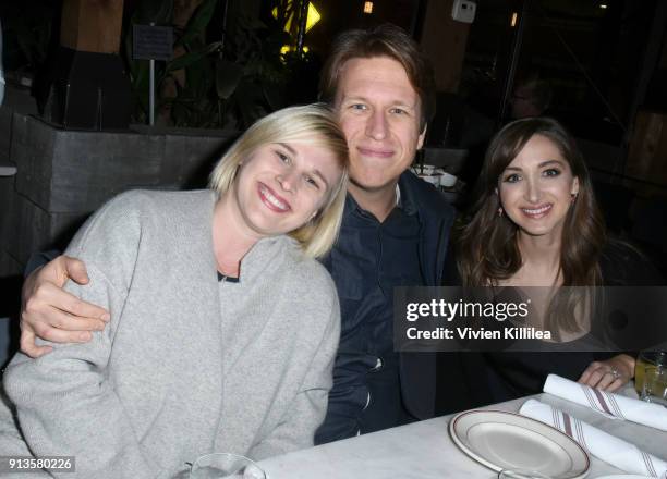 Valerie Chaney, Pete Holmes and Jamie Lee attend SCAD aTVfest x EW Party on February 2, 2018 in Atlanta, Georgia.