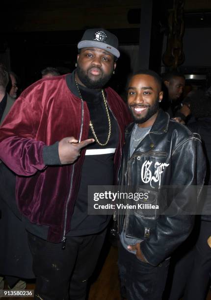 Wavyy Jonez and Marcc Rose attend SCAD aTVfest x EW Party on February 2, 2018 in Atlanta, Georgia.