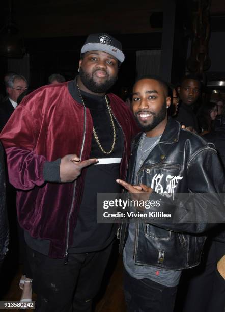 Wavyy Jonez and Marcc Rose attend SCAD aTVfest x EW Party on February 2, 2018 in Atlanta, Georgia.