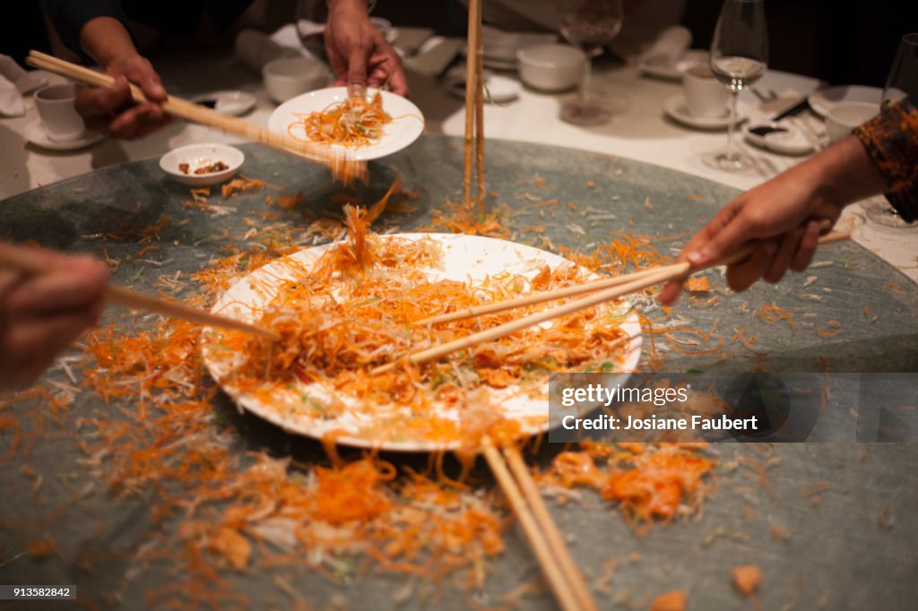Chinese New year food- Yusheng