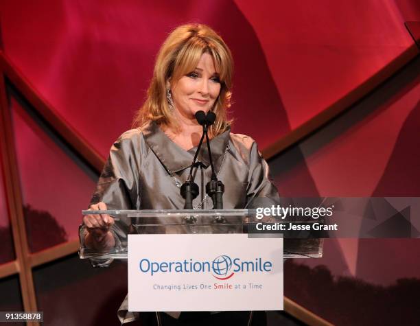 Deidre Hall attends the Operation Smile's 8th Annual Smile Gala at The Beverly Hilton Hotel on October 2, 2009 in Beverly Hills, California.