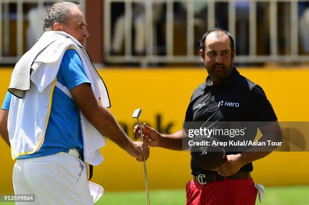 Shiv Kapur of India pictured during day three of the 2018 Maybank Championship at Saujana Golf and Country Club on February 3, 2018 in Kuala Lumpur,...