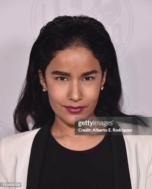 Actress Massiel Taveras attends the L.A. Press Club's Veritas Awards on February 2, 2018 in Los Angeles, California.