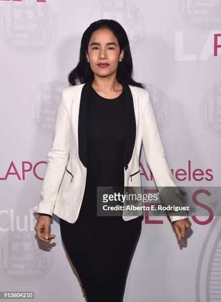 Actress Massiel Taveras attends the L.A. Press Club's Veritas Awards on February 2, 2018 in Los Angeles, California.