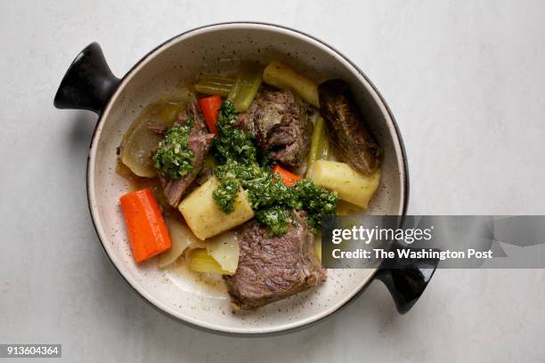 Easy Pot au Feu photographed in Washington, DC. .