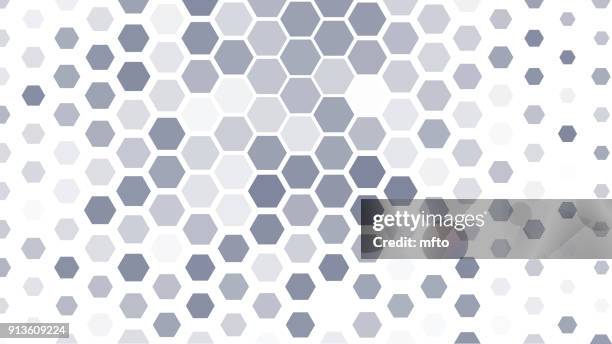 ilustrações de stock, clip art, desenhos animados e ícones de white abstract background - hexagon