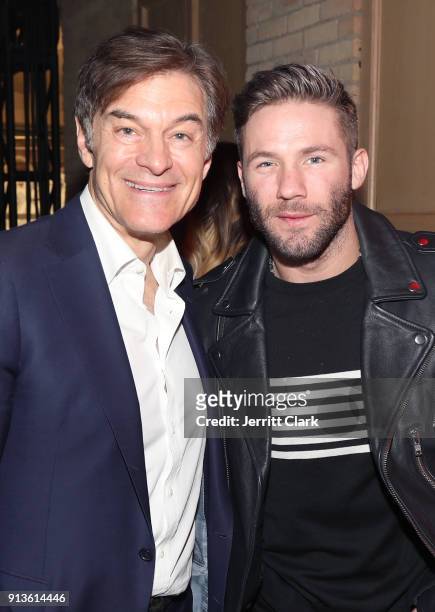 Dr. Oz and NFL player for New England Patriots, Julian Edelman at Rolling Stone Live: Minneapolis presented by Mercedes-Benz and TIDAL. Produced in...