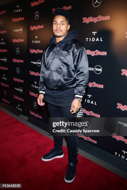 Player for New York Giants, Sterling Shepard at Rolling Stone Live: Minneapolis presented by Mercedes-Benz and TIDAL. Produced in partnership with...