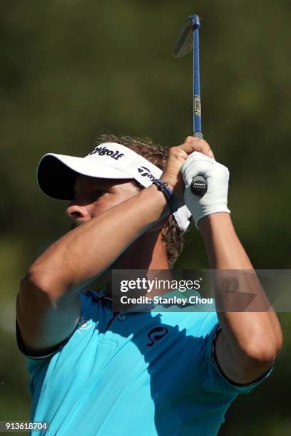 Joost Luiten of Netherlands in action during day three of the 2018 Maybank Championship Malaysia at Saujana Golf and Country Club on February 3, 2018...