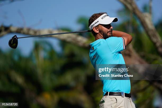 Joost Luitten of the Netherlands in action during day three of the 2018 Maybank Championship Malaysia at Saujana Golf and Country Club on February 3,...