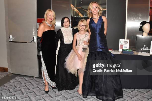 Janna Bullock, Zoya Kuznetsova, Nicki Remmel and Zoe Bullock attend the 63rd Viennese Opera Ball at The Ziegfeld Ballroom on February 2, 2018 in New...