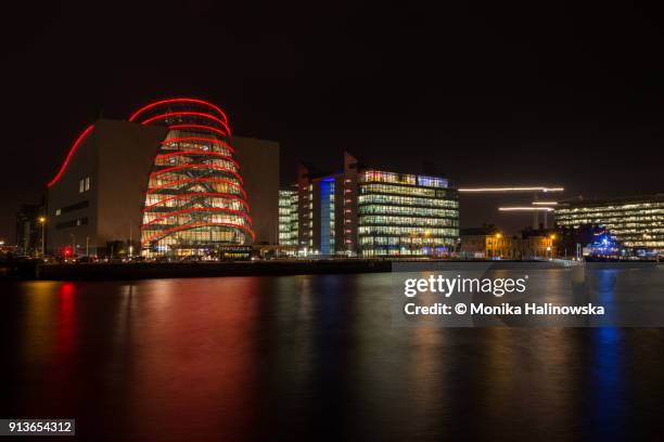 the convention centre dublin - convention centre dublin stock pictures, royalty-free photos & images