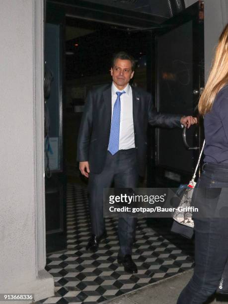 Anthony Scaramucci is seen on February 02, 2018 in Los Angeles, California.
