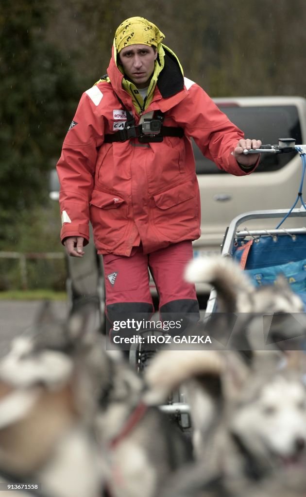 FRANCE-SLEDDING-PYRENNEES