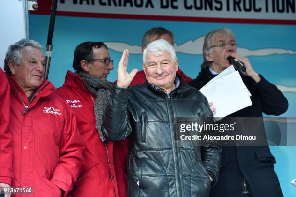 Raymond Poulidor during Stage 3 of Etoile de Besseges from Besseges to Besseges on February 2, 2018 in Besseges, France.