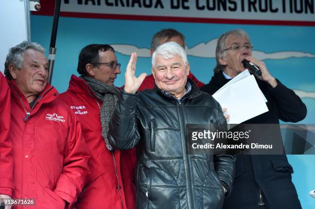 Raymond Poulidor during Stage 3 of Etoile de Besseges from Besseges to Besseges on February 2, 2018 in Besseges, France.