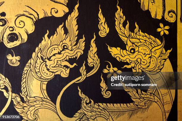 thai culture naka pattern - thailand pattern stock pictures, royalty-free photos & images