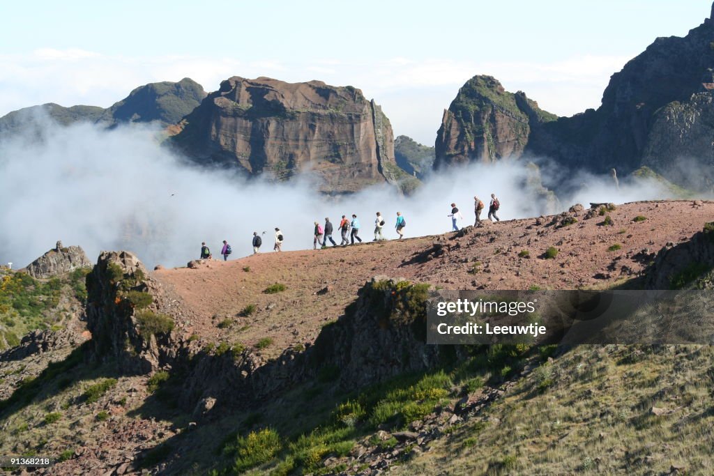 Hiking into the clouds! Pico ruivo madeira