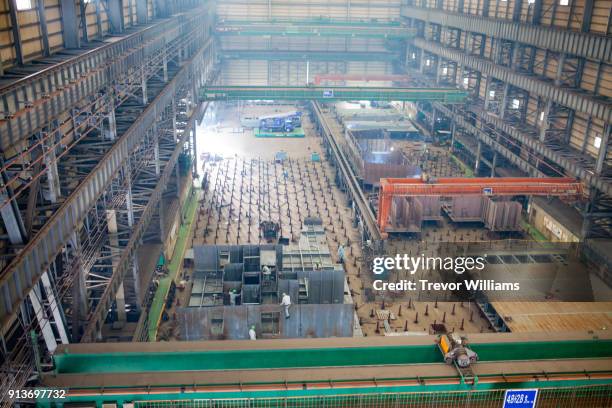 Ship Building Factory Inside Factory Aerial Photos and Premium High Res Pictures - Getty Images