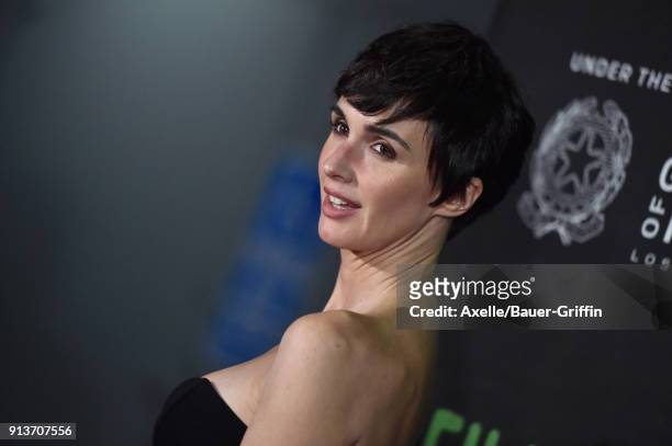 Actress Paz Vega attends Filming on Italy and Italian Institute of Culture Los Angeles Creativity Awards at Harmony Gold on January 31, 2018 in Los...