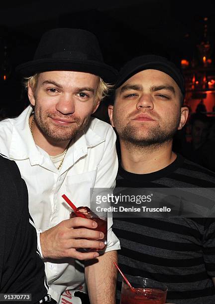 Deryck Whibley attends Jet Nightclub at The Mirage on October 2, 2009 in Las Vegas, Nevada.
