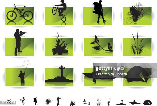 out tür symbole - aquatic sport stock-grafiken, -clipart, -cartoons und -symbole