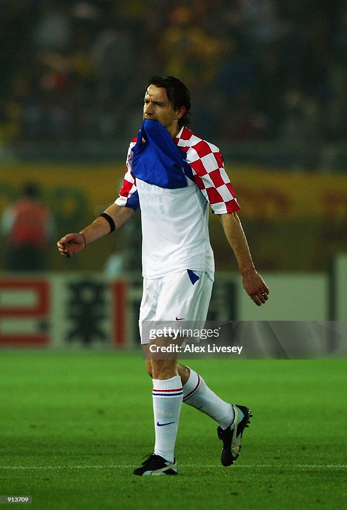 Stanic Despair for Mario Stanic of Croatia after the FIFA World Cup Finals ...