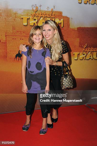 Sabine Piller and her daughter Julie attend the premiere of "Lippels Traum" at the MaxxX Filmpalast on October 3, 2009 in Munich, Germany.