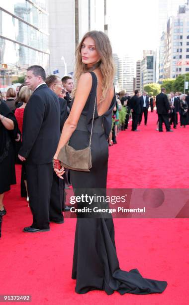 Daria Werbowy attends Canada's Walk of Fame at The Four Season Centre of the Performing Arts on September 12, 2009 in Toronto, Canada.
