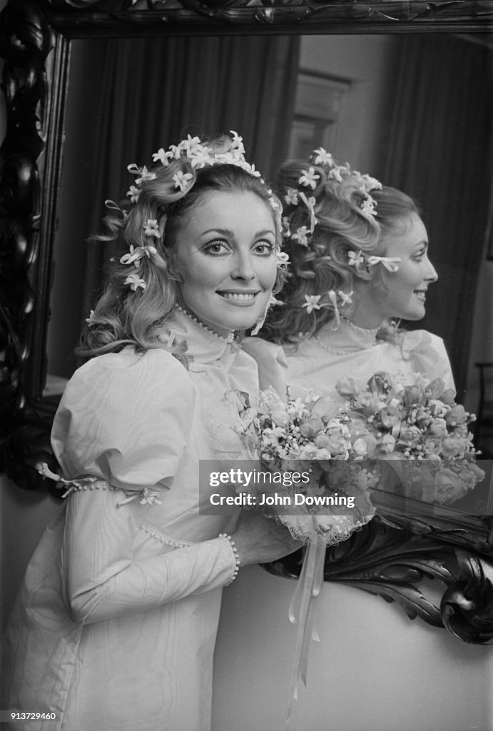 Sharon Tate on Her Wedding Day