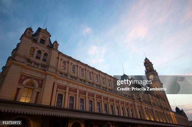 estação da luz (luz station), sao paulo - estação stock-fotos und bilder