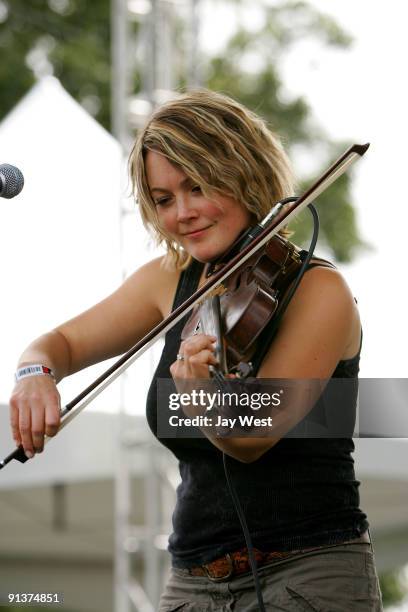 Sara Watkins performs on day 1 of the Austin City Limits Music Festival at Zilker Park on October 2, 2009 in Austin, Texas.