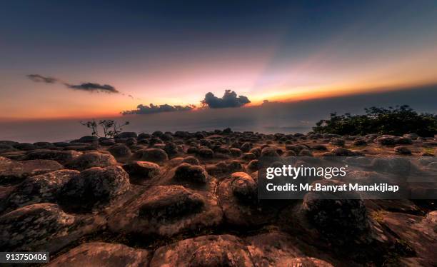 lan hin pum at sunset - phitsanulok province stock pictures, royalty-free photos & images