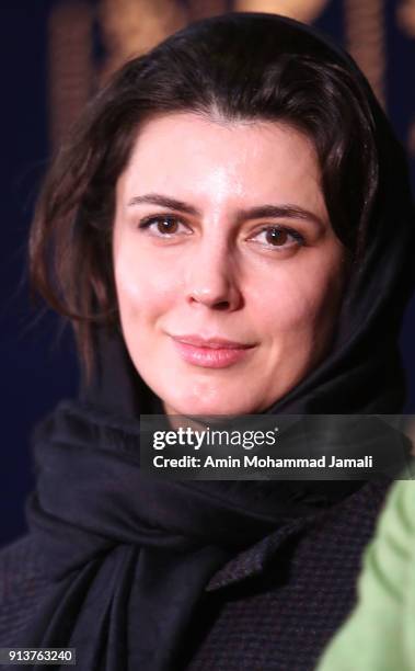 Iranian Actress Leila Hatami attends a press conference as part of the 36rd Fajr Film Festival on February 3, 2018 in Tehran, Iran.
