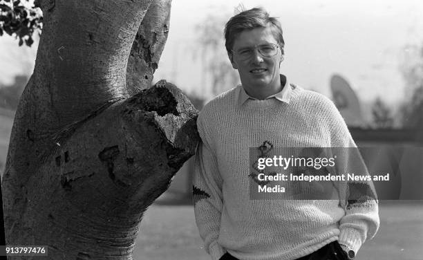 Pat Kenny relaxes in the sunshine at the RTE studios in Donnybrook, .