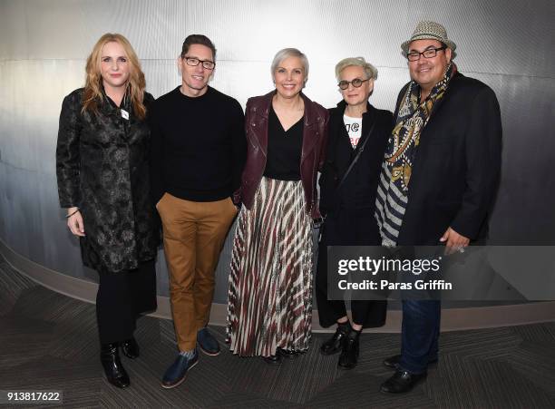 Costume designers Meredith Markworth-Pollack, Daniel Lawson, Jenn Rogien, Lou Eyrich, and Salvador Pérez Jr. Attend the Below the Line: Costume...