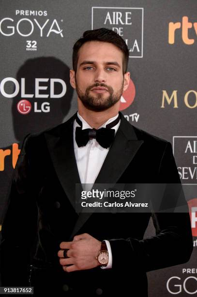Jesus Castro attends Goya Cinema Awards 2018 at Madrid Marriott Auditorium on February 3, 2018 in Madrid, Spain.