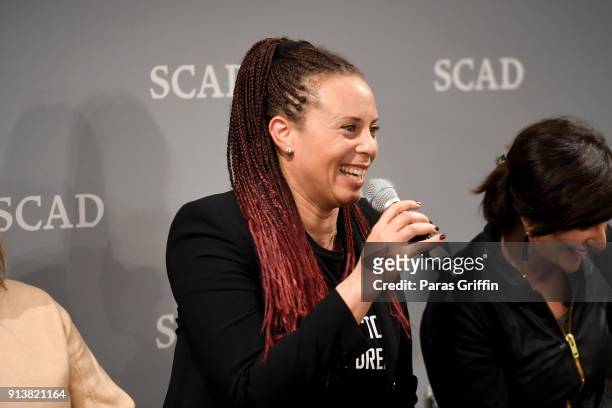 Director Tamar Halpern speaks during the From the Director's Chair panel on Day 3 of the SCAD aTVfest 2018 on February 3, 2018 in Atlanta, Georgia.