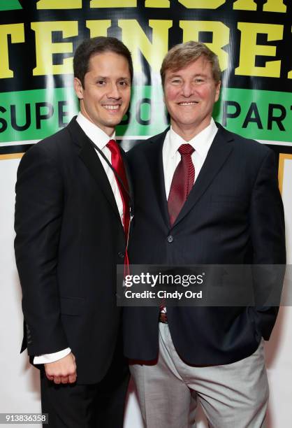 Chris Cabott and Leigh Steinberg attends Leigh Steinberg Super Bowl Party 2018 on February 3, 2018 in Minneapolis, Minnesota.