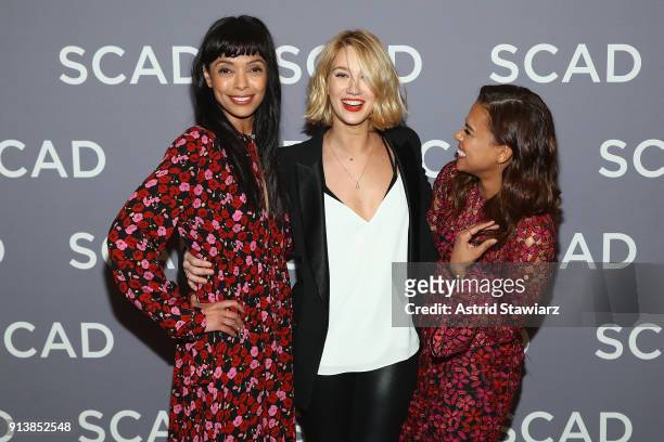 Actors Tamara Taylor , Yael Grobglas, and Toni Trucks attend a screening and Q&A on Day 3 of the SCAD aTVfest 2018 on February 3, 2018 in Atlanta,...