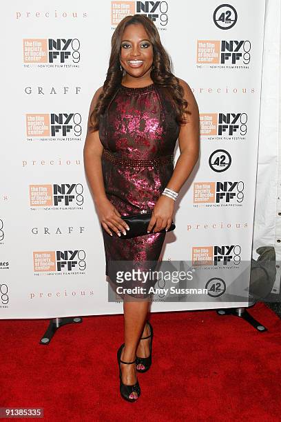 Actress Sherri Shepard attends the 2009 New York Film Festival's screening of "Precious" at Alice Tully Hall on October 3, 2009 in New York City.