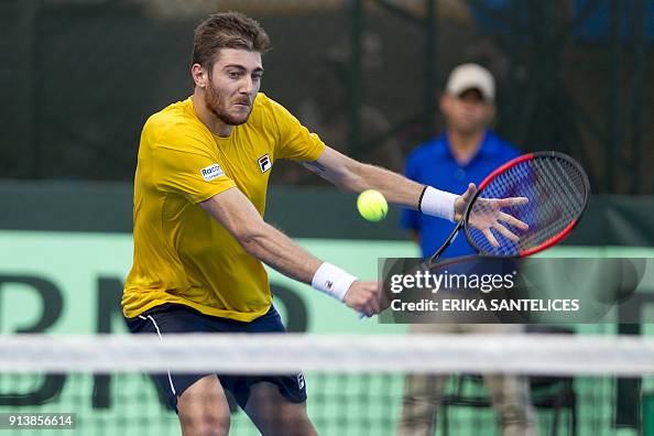 TENNIS-DAVIS-CUP-DOM-BRA TENNIS-DAVIS-CUP-DOM-BRA