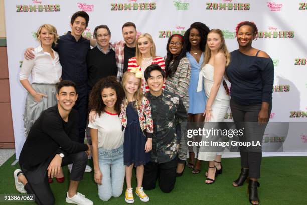 Stars of the Disney Channel Original Movie "ZOMBIES" attend a screening event with kids and families on Saturday, February 3. The music- and...