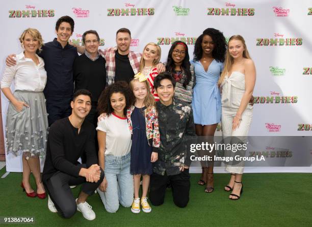 Stars of the Disney Channel Original Movie "ZOMBIES" attend a screening event with kids and families on Saturday, February 3. The music- and...